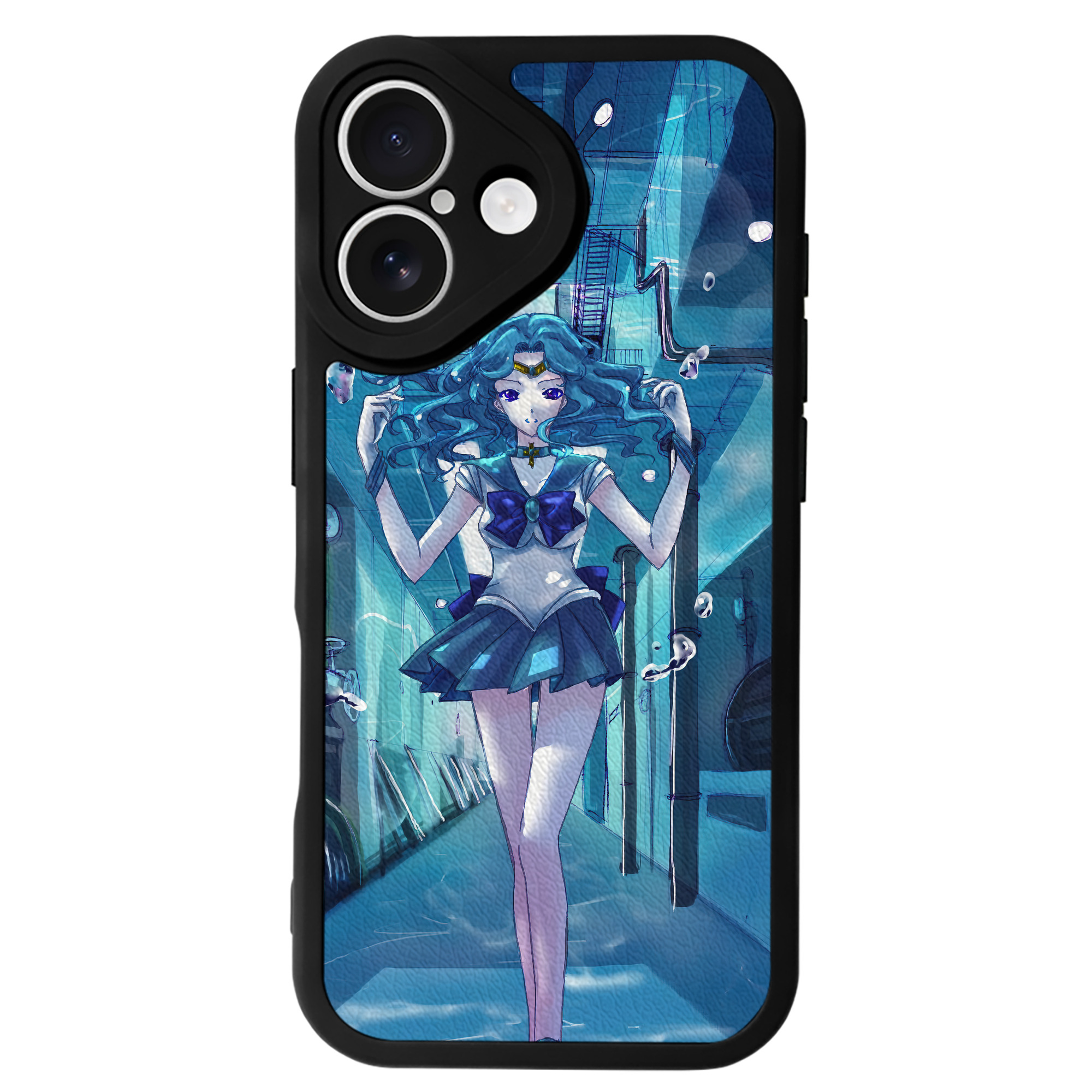 （画像用） 美少女戦士セーラームーン Sailor Moon 【iPhone 16シリーズ対応】シリコンスマホケース（レザー調） 材質：シリコン